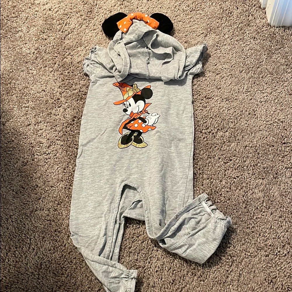 Halloween Minnie Mouse Onesie